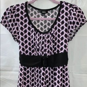 🔴 Pretty purple tie-back shirt